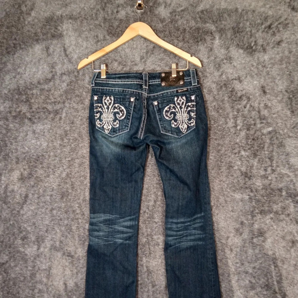 Miss Me Y2K Boot style rodeo cowgirl women's jeans sz 26 - Picture 4 of 9